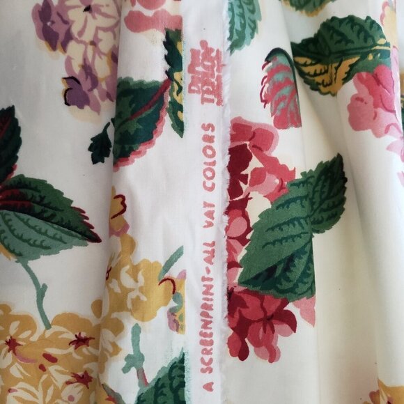 Vintage Cyrus Clark Home Decor Floral 18 Yards of Cloth Fabric - Unused - Picture 2 of 7